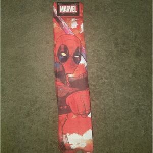2 Pairs Deadpool Crew Socks Shoe Size 6-12 Marvel